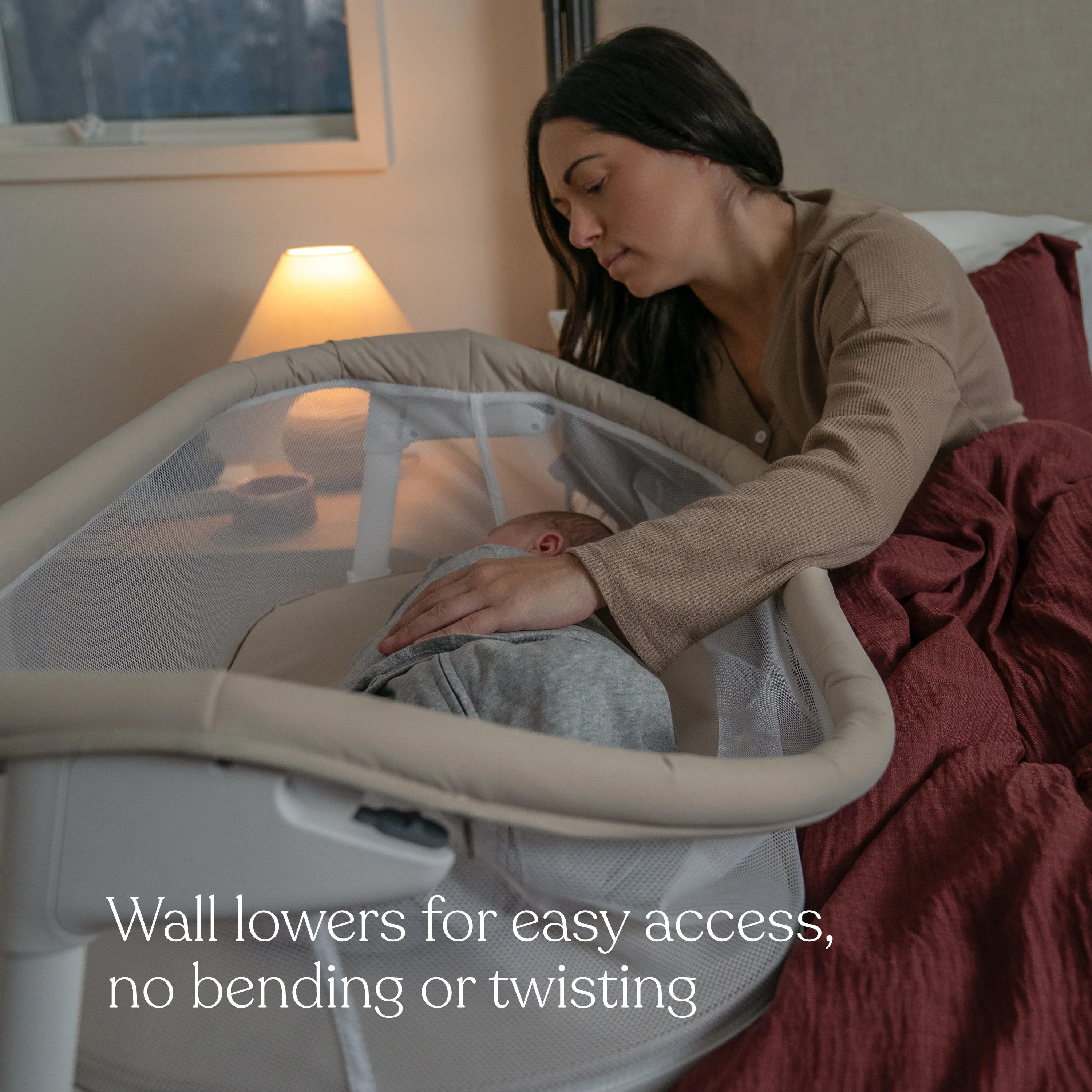 Halo BassiNest Lite Portable Bassinet - Oat - Image 5