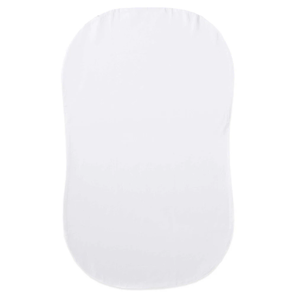 Halo Bassinet Waterproof Mattress Pad in White - Image 4