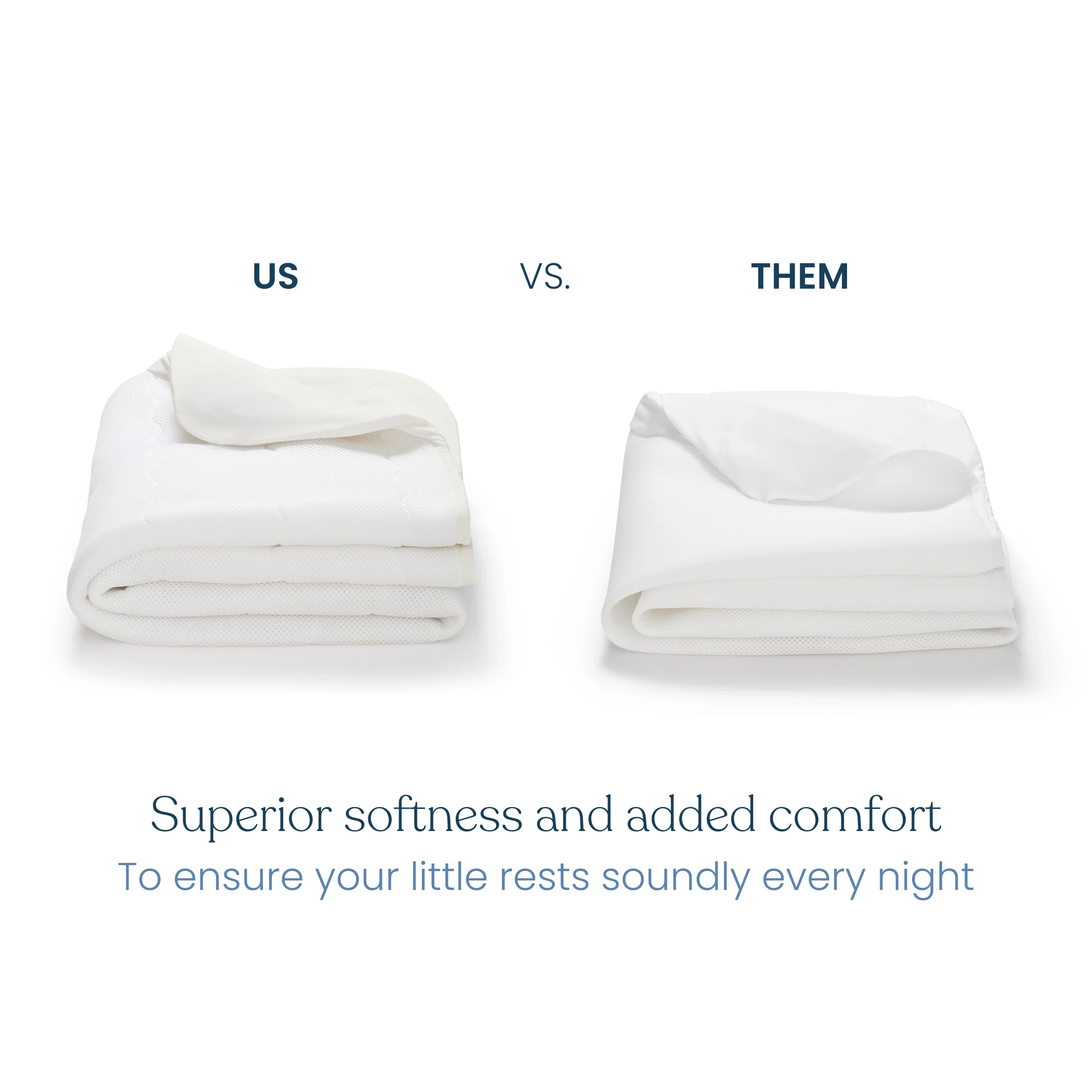 Halo Breathable Crib Mattress Cover - White - Image 2