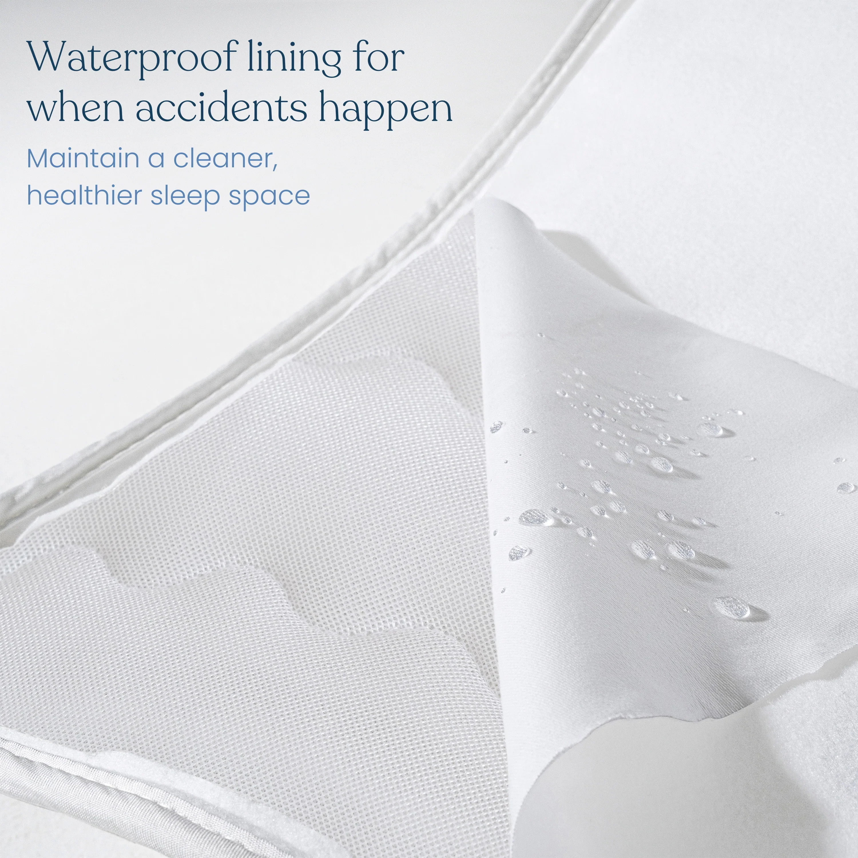 Halo Breathable Crib Mattress Cover - White - Image 4