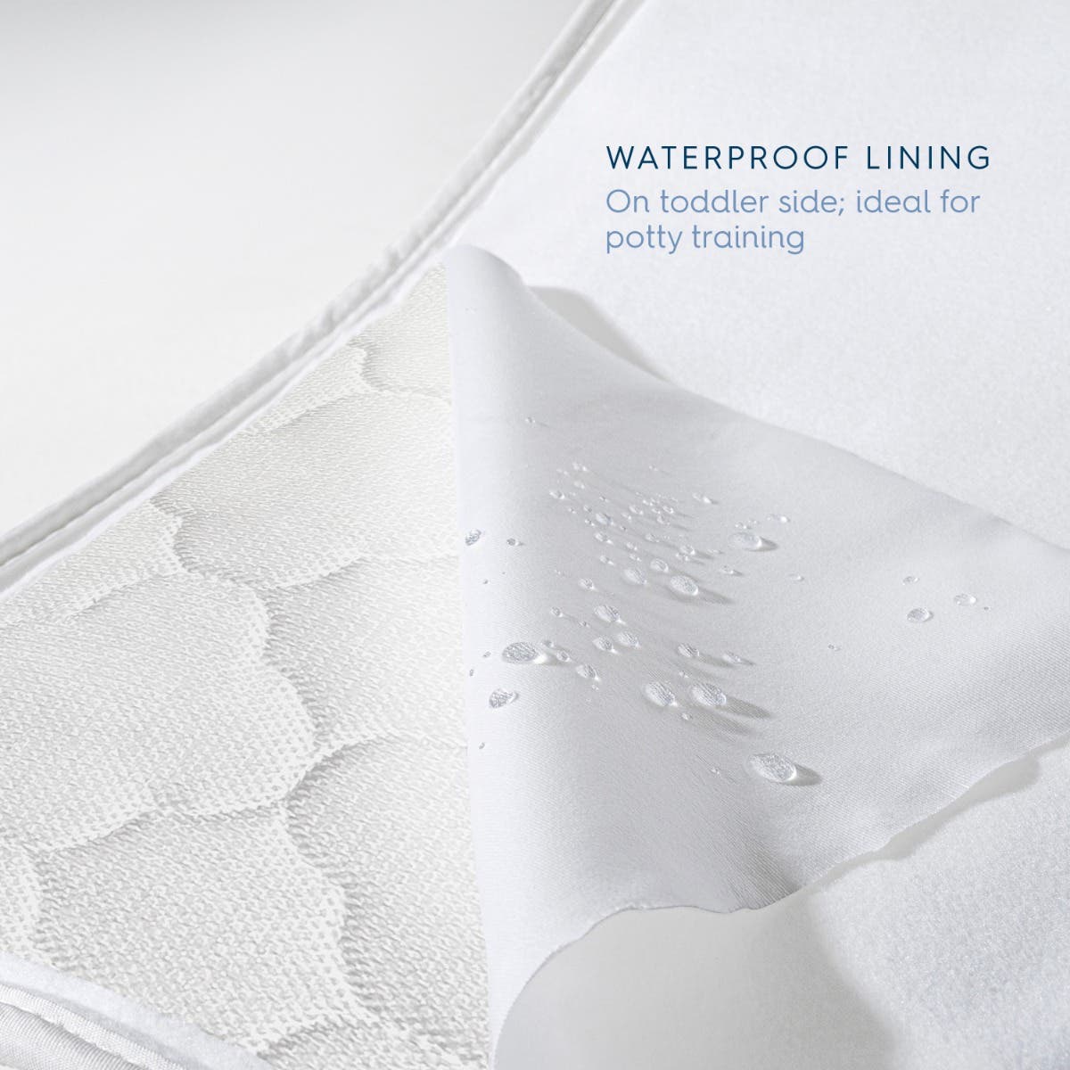 Halo DreamWeave Breathable Crib Cover - White - Image 2