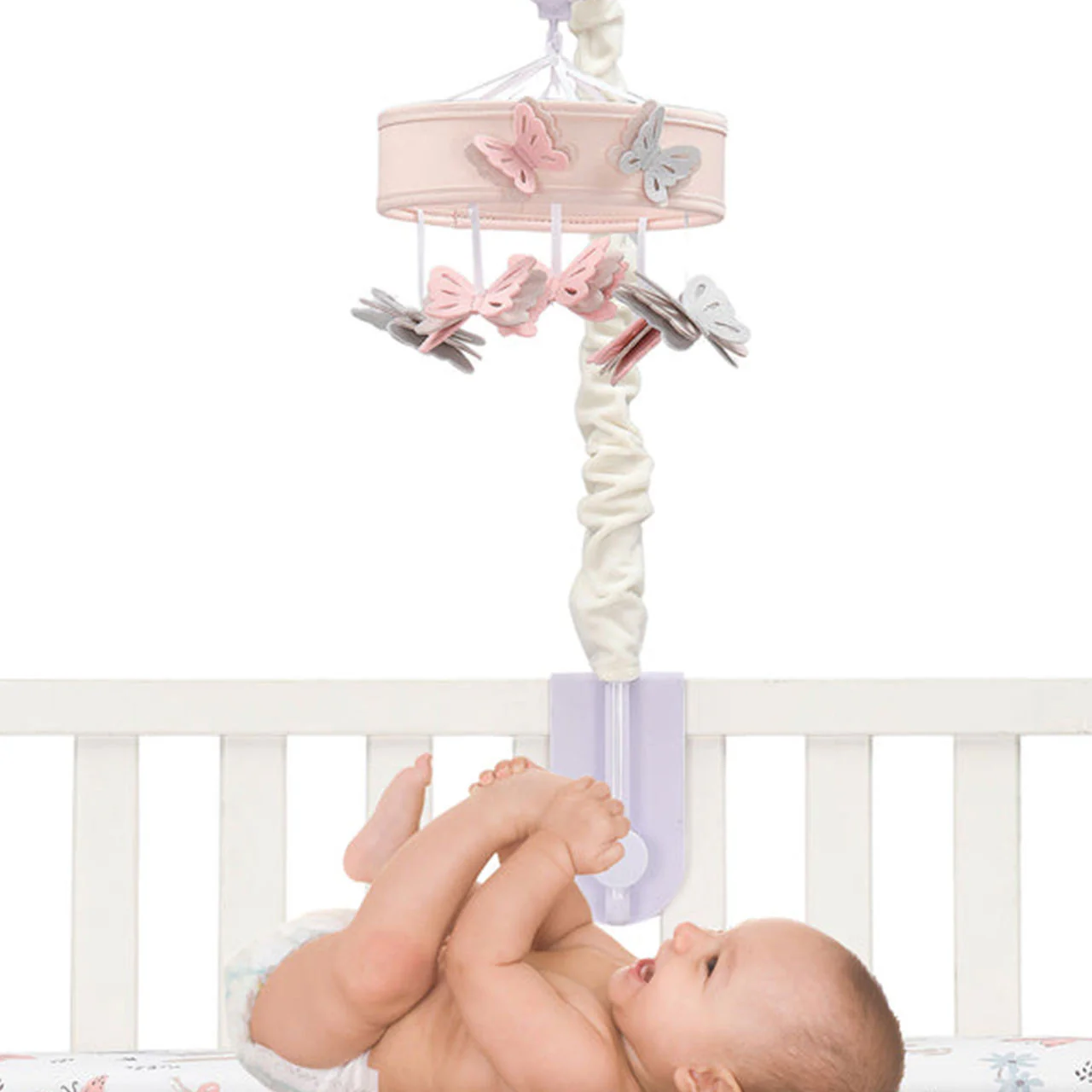 Lambs & Ivy Baby blooms Musical Mobile - Plays 20 minutes - Image 3