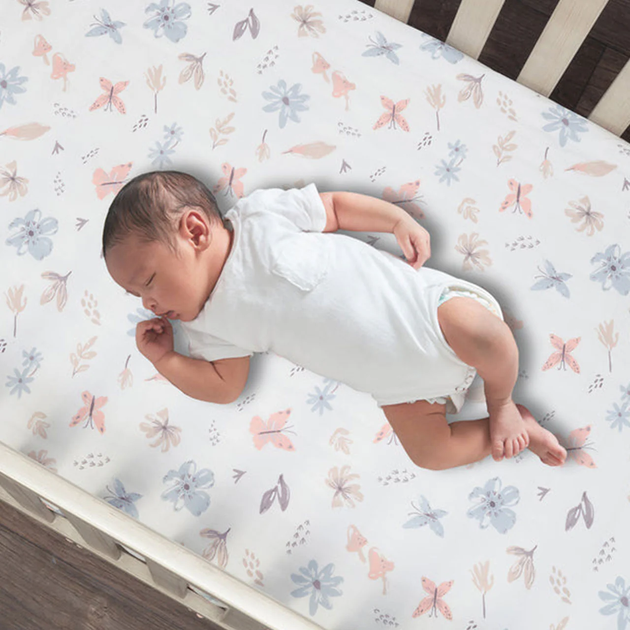Lambs & Ivy Baby blooms Sheet - Image 4