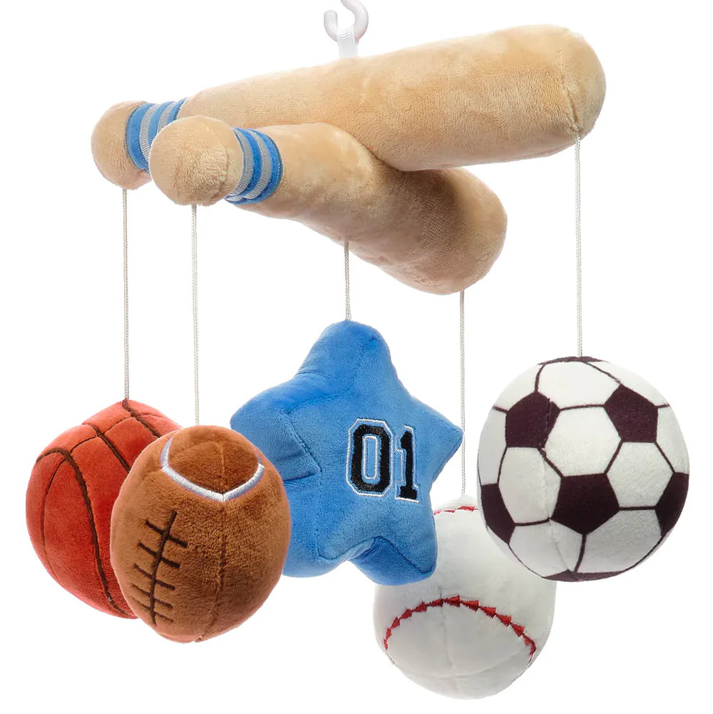 Lambs & Ivy Baby Sports Musical Mobile - Plays 20 minutes - Image 5