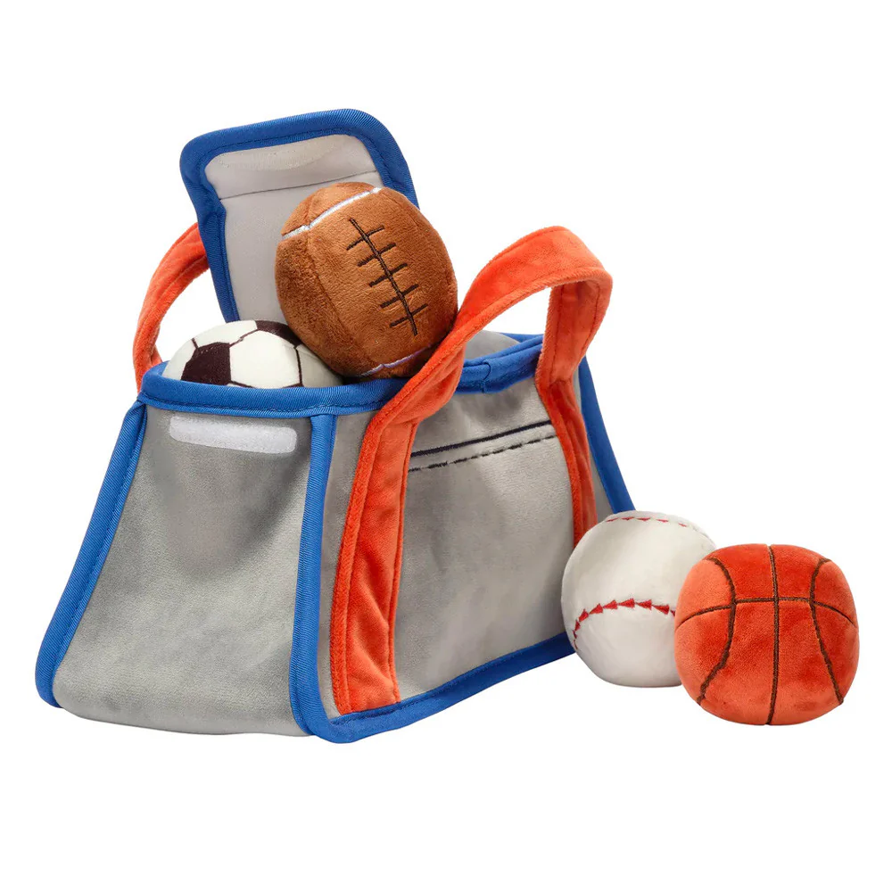 Lambs & Ivy Baby Sports Plush set - Sports Balls - Image 4