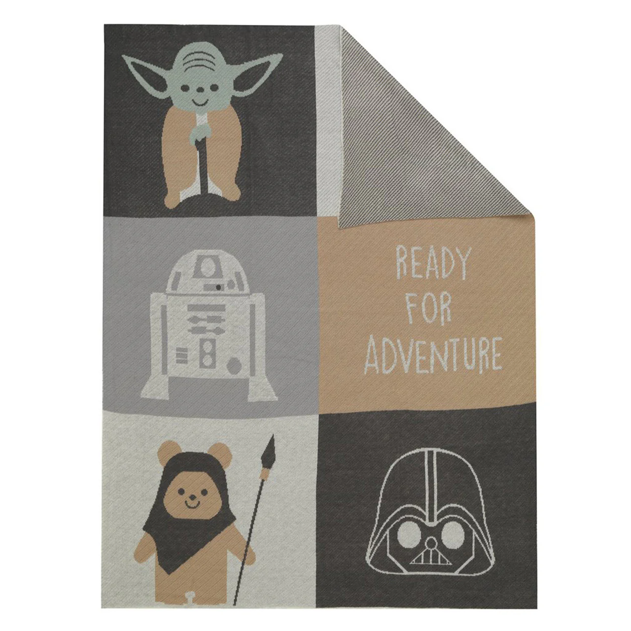 Lambs & Ivy Star Wars The Force Patchwork Knit Blanket - Image 3