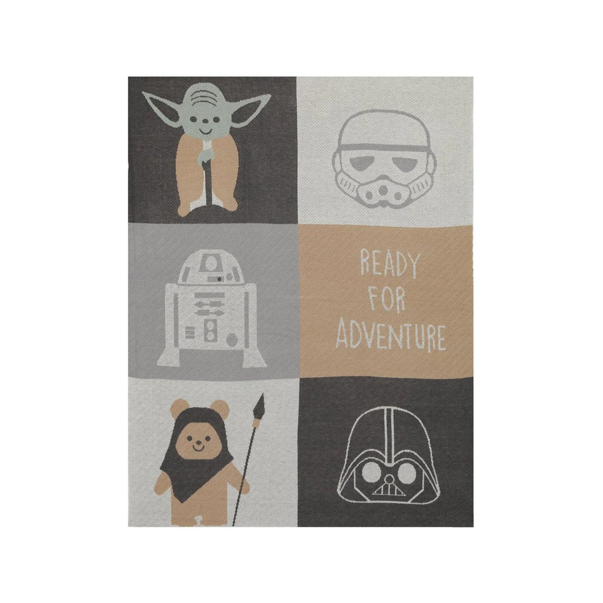 Lambs & Ivy Star Wars The Force Patchwork Knit Blanket - Image 7
