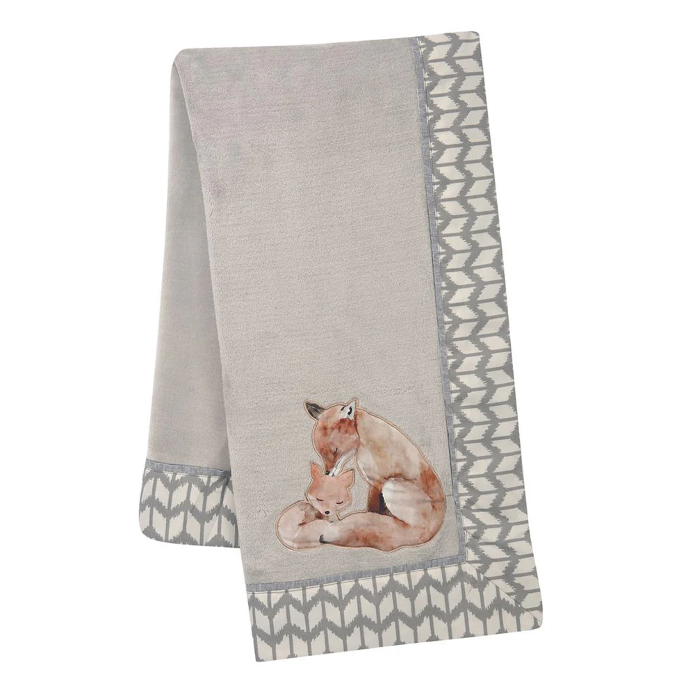 Lambs & Ivy Blankets Painted Forest - Image 3