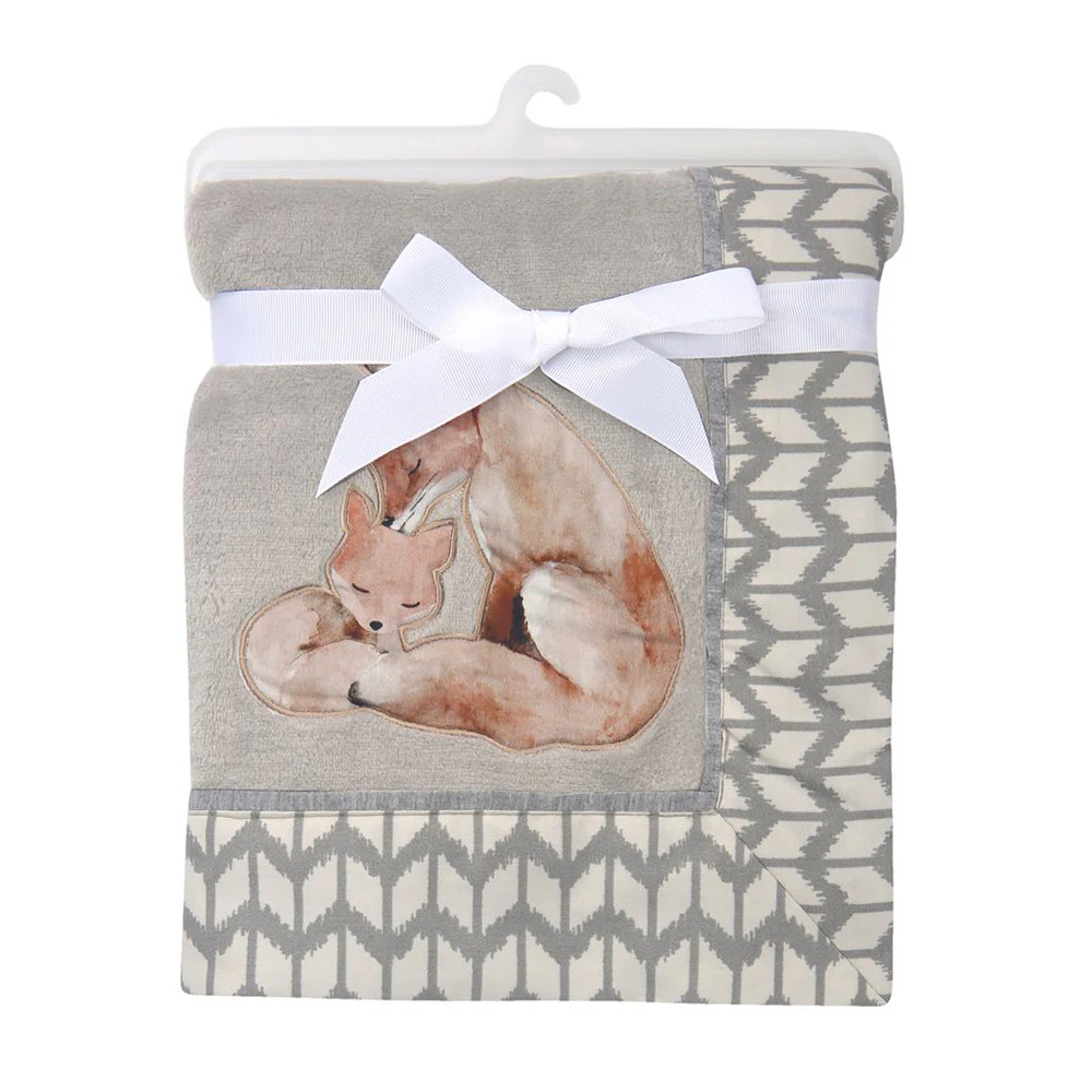 Lambs & Ivy Blankets Painted Forest - Image 4