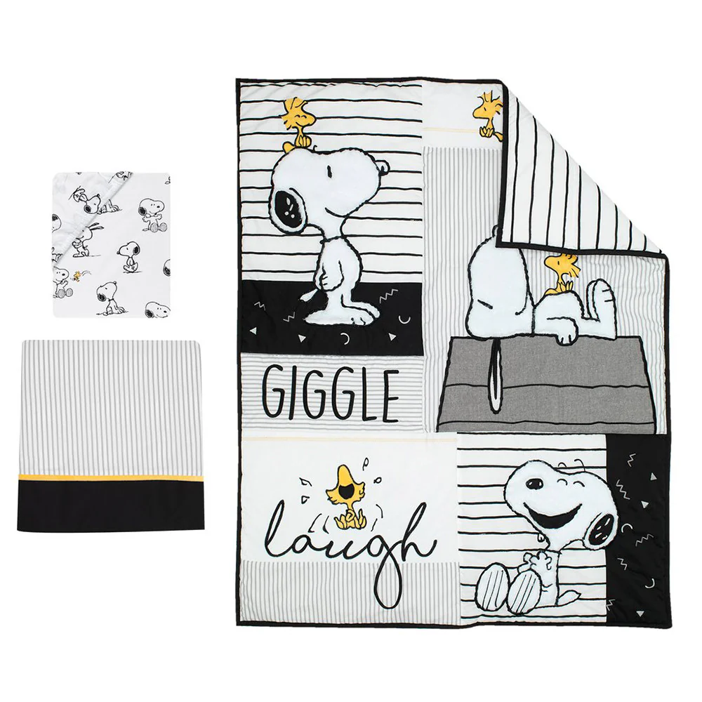 Lambs & Ivy Classic Snoopy 3-Piece Bedding Set - Image 3