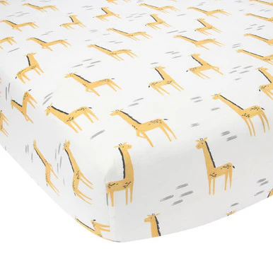 Lambs & Ivy Giraffe Crib Sheet - Image 2