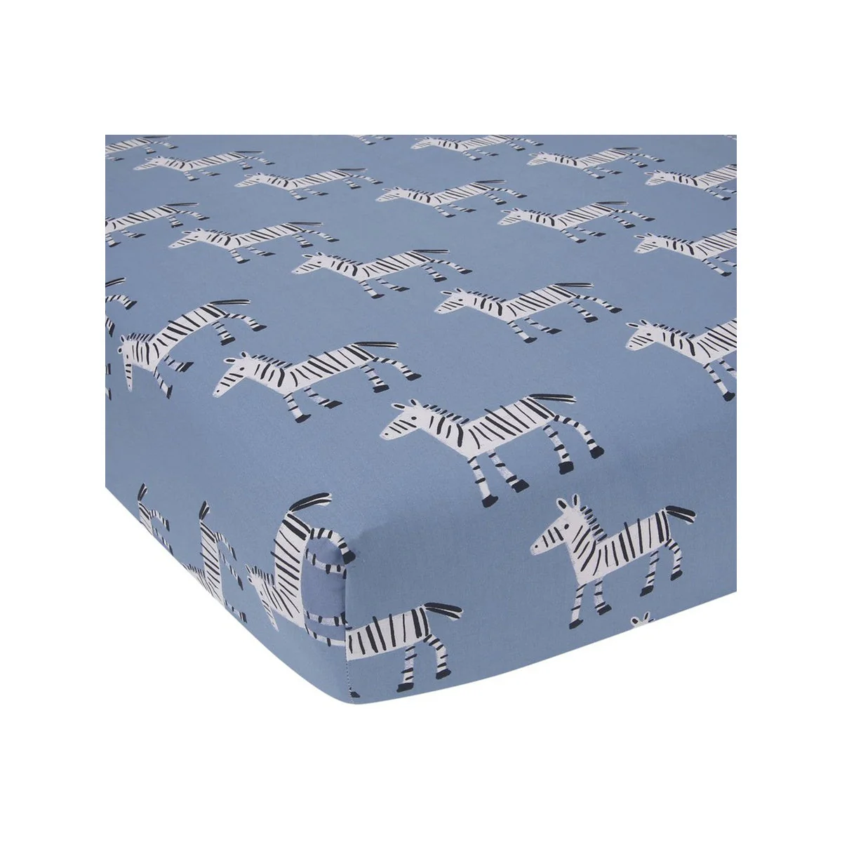 Lambs & Ivy Crib Sheet Zebra - Image 5