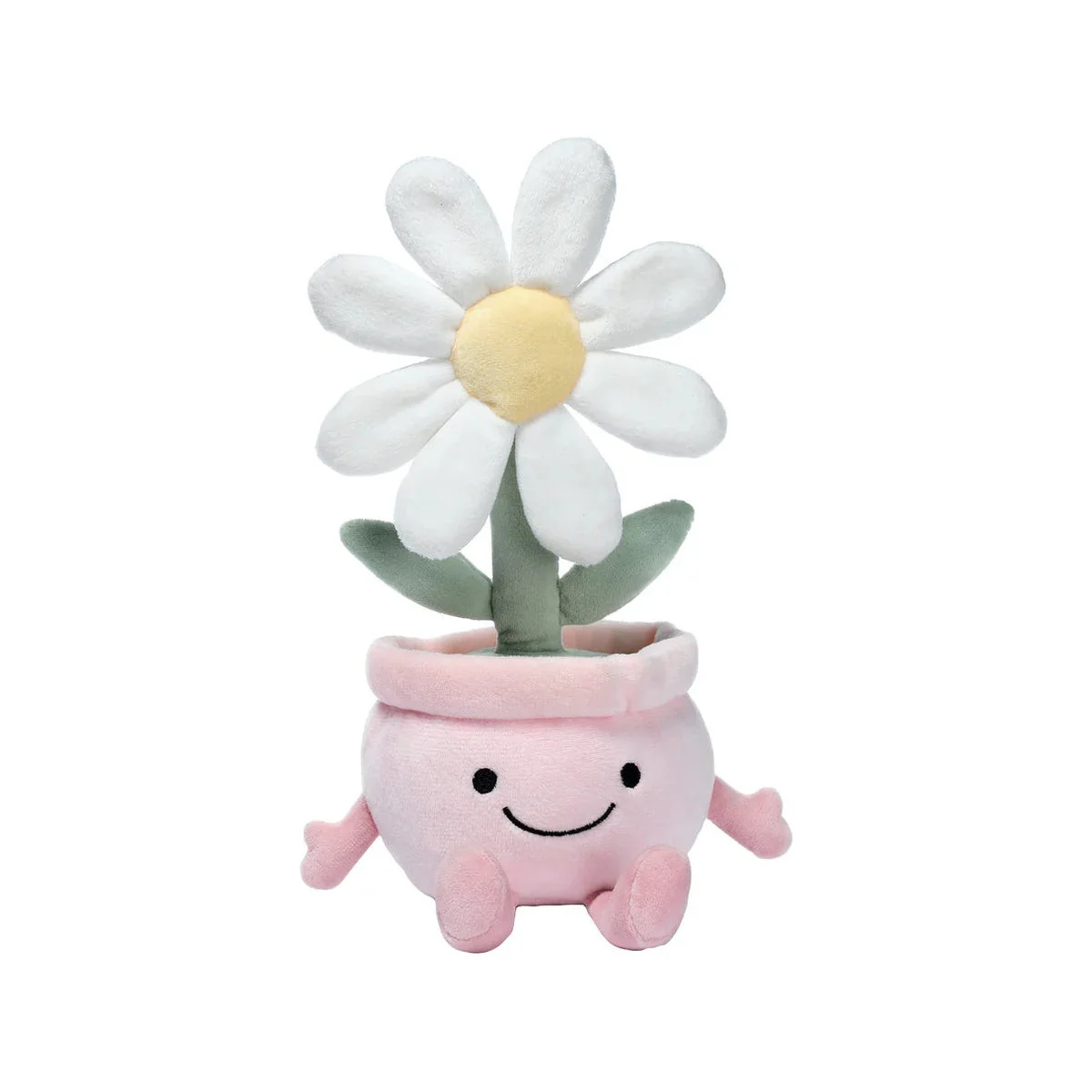 Lambs & Ivy Plush Daisy Dreams Poseable Flower Pot Plush Stuffed Animal Toy - 11 Inch - Image 6