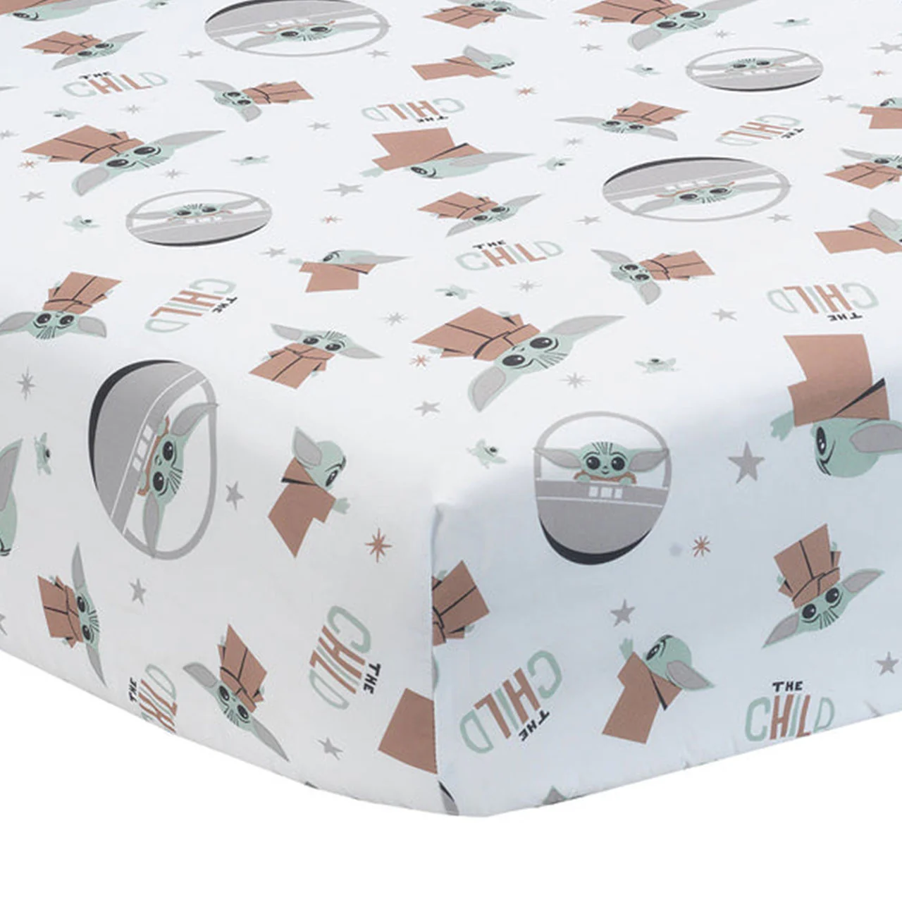 Lambs & Ivy Star Wars The Child Baby Yoda 3-Piece Bedding Set - Image 4