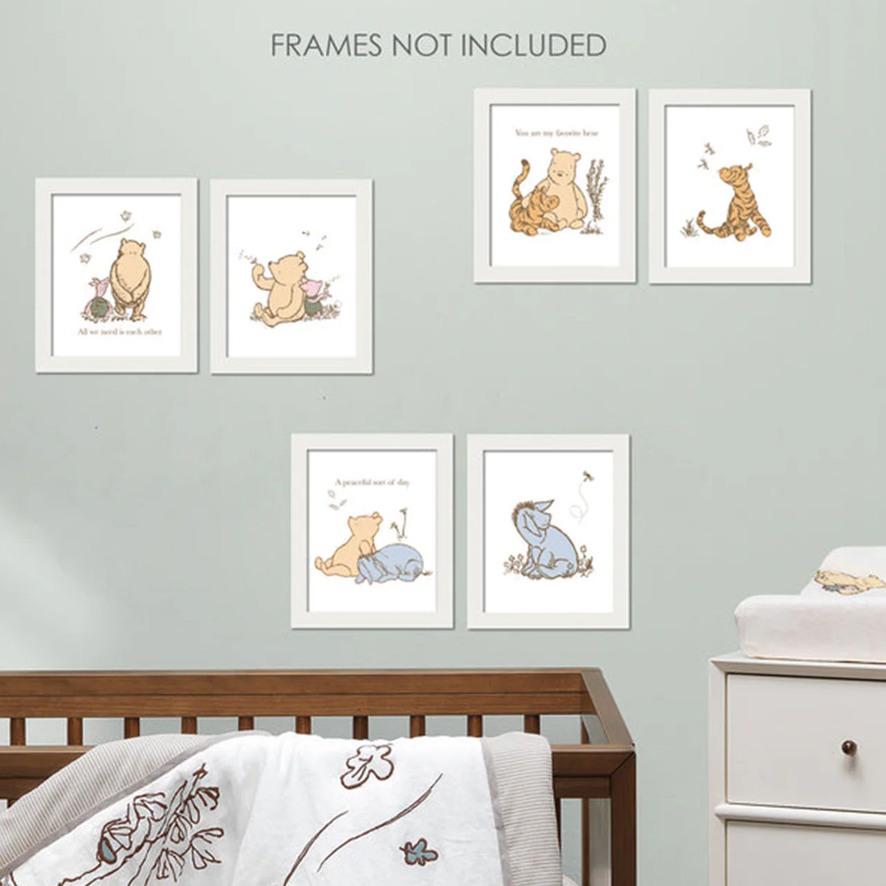 Lambs & Ivy Disney Unframed Wall Art Winnie the Pooh - Image 3