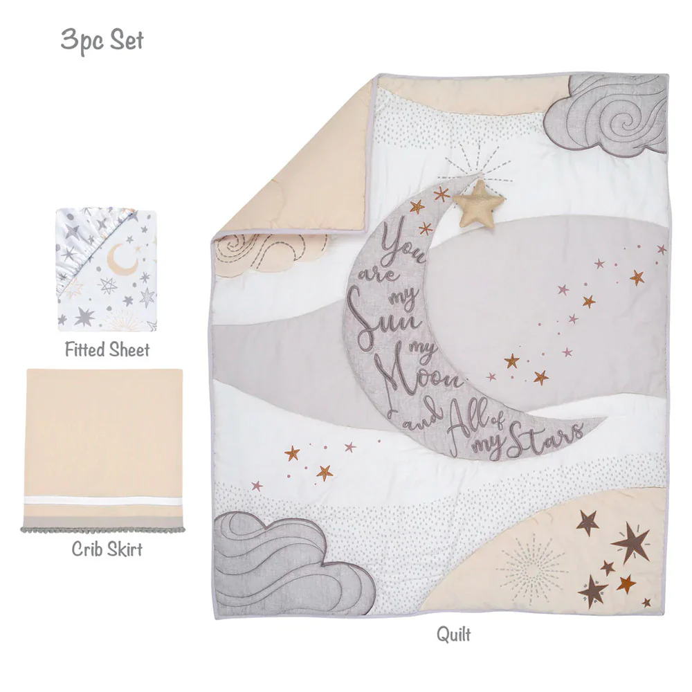 Lambs & Ivy Goodnight Moon 3-Piece Bedding Set - Image 3