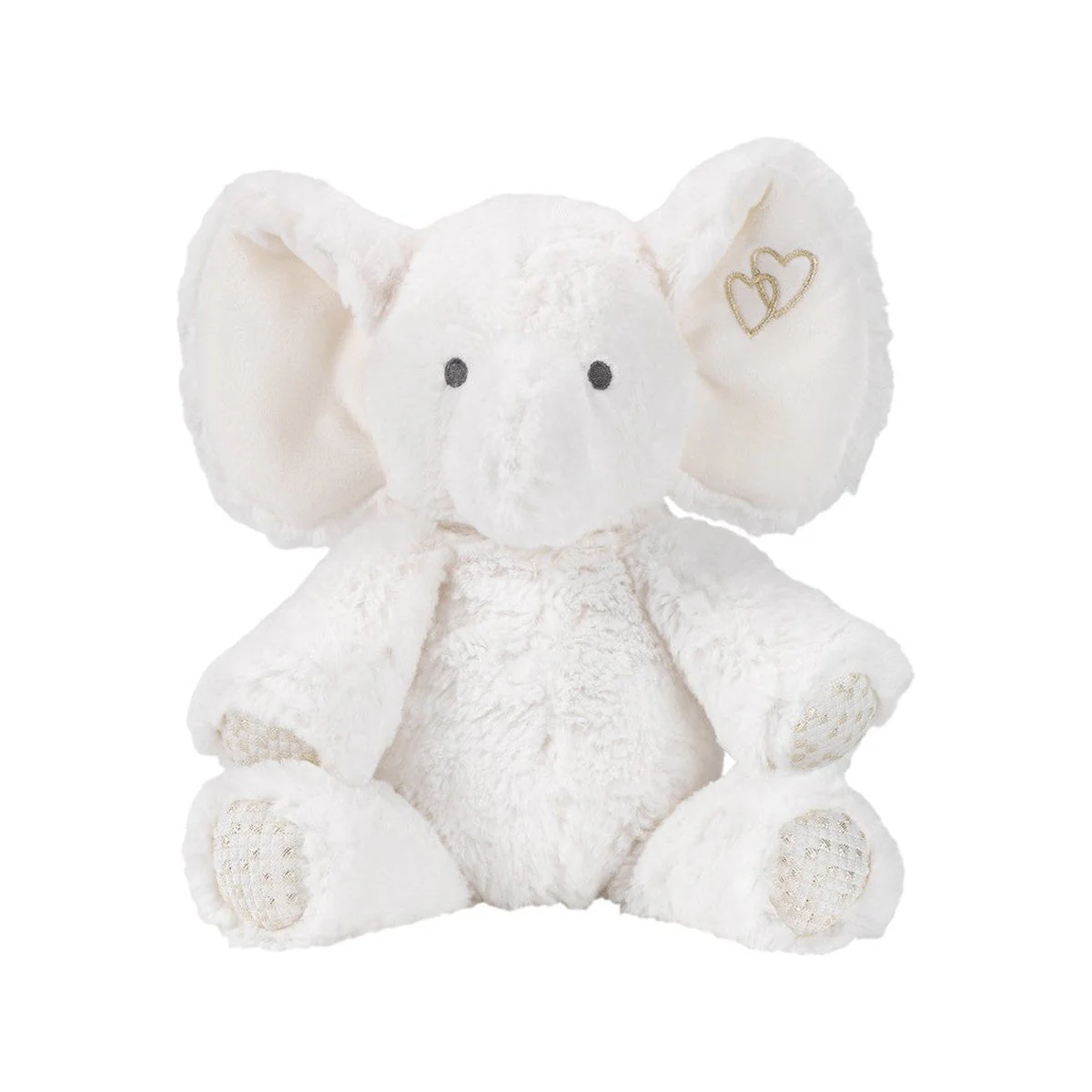 Lambs & Ivy Jamboree Plush Elephant - Marshmallow - Image 4