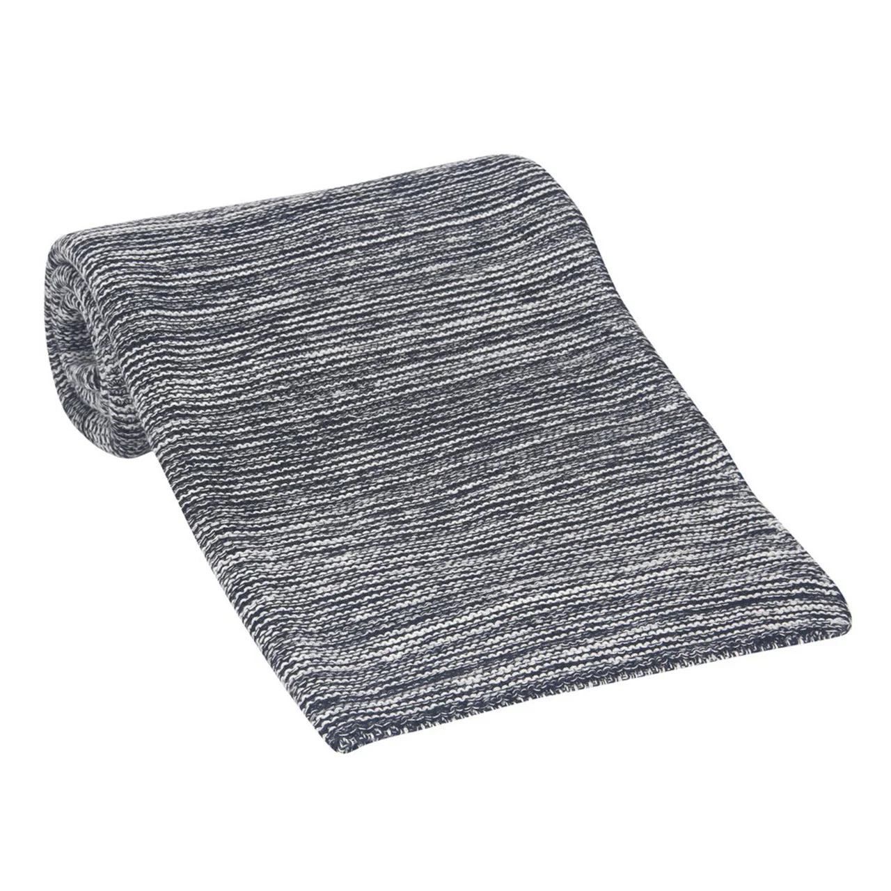 Lambs & Ivy Knit Blanket - Navy Heather - Image 3