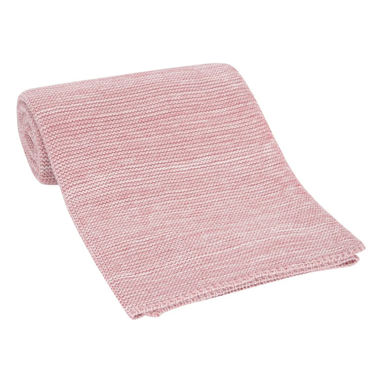 Lambs & Ivy Knit Blanket - Pink Heather - Image 3