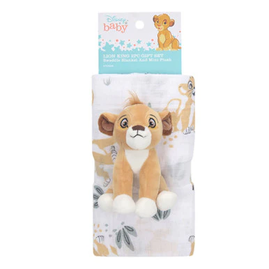 Lambs & Ivy Lion King Swaddle Blanket & Mini Plush - Image 2