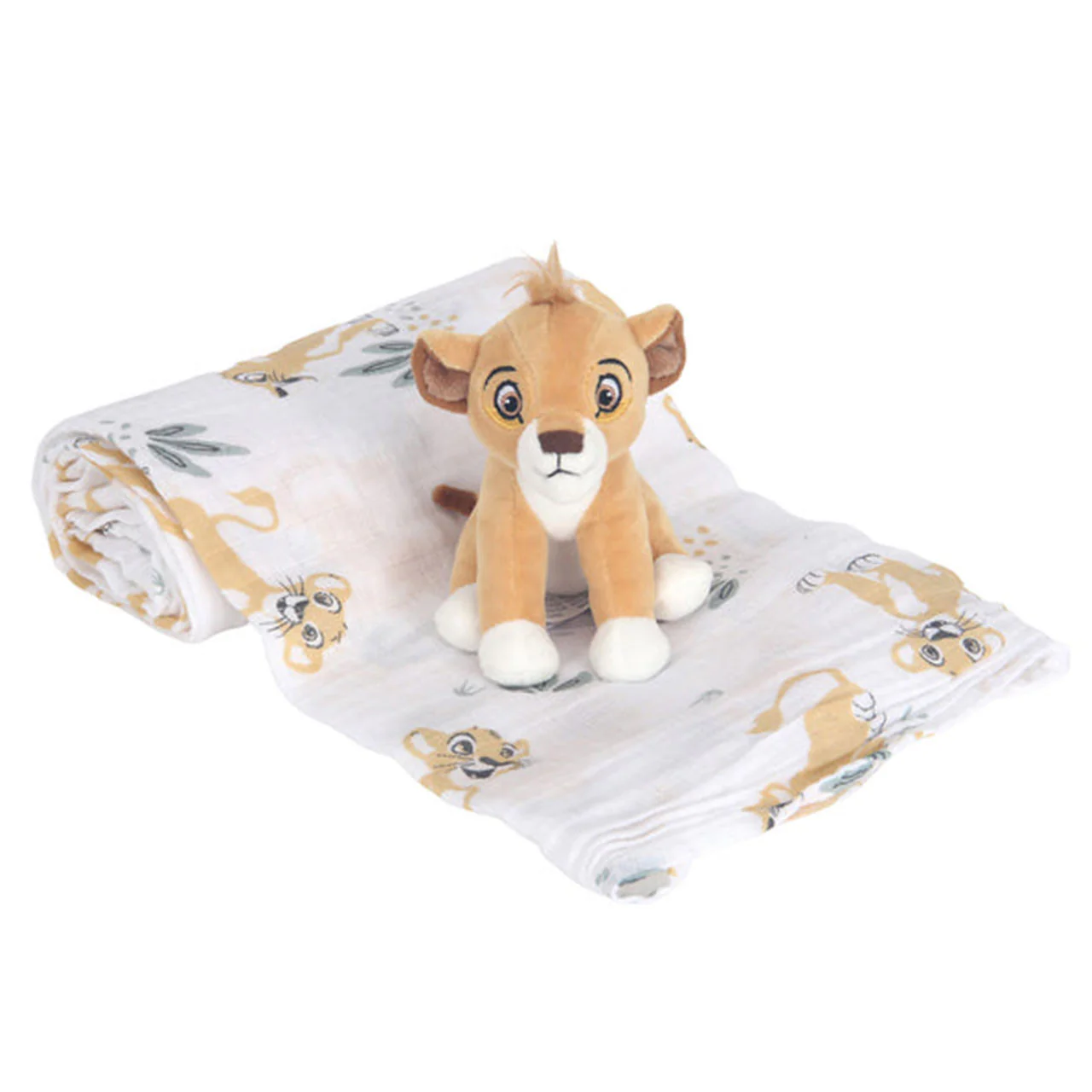 Lambs & Ivy Lion King Swaddle Blanket & Mini Plush - Image 5