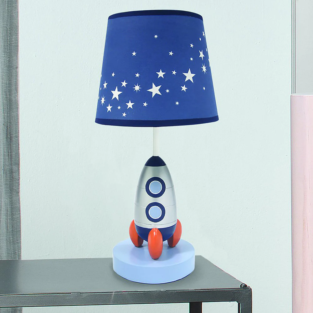 Lambs & Ivy Milky Way Lamp w/Shade & Bulb - Image 3