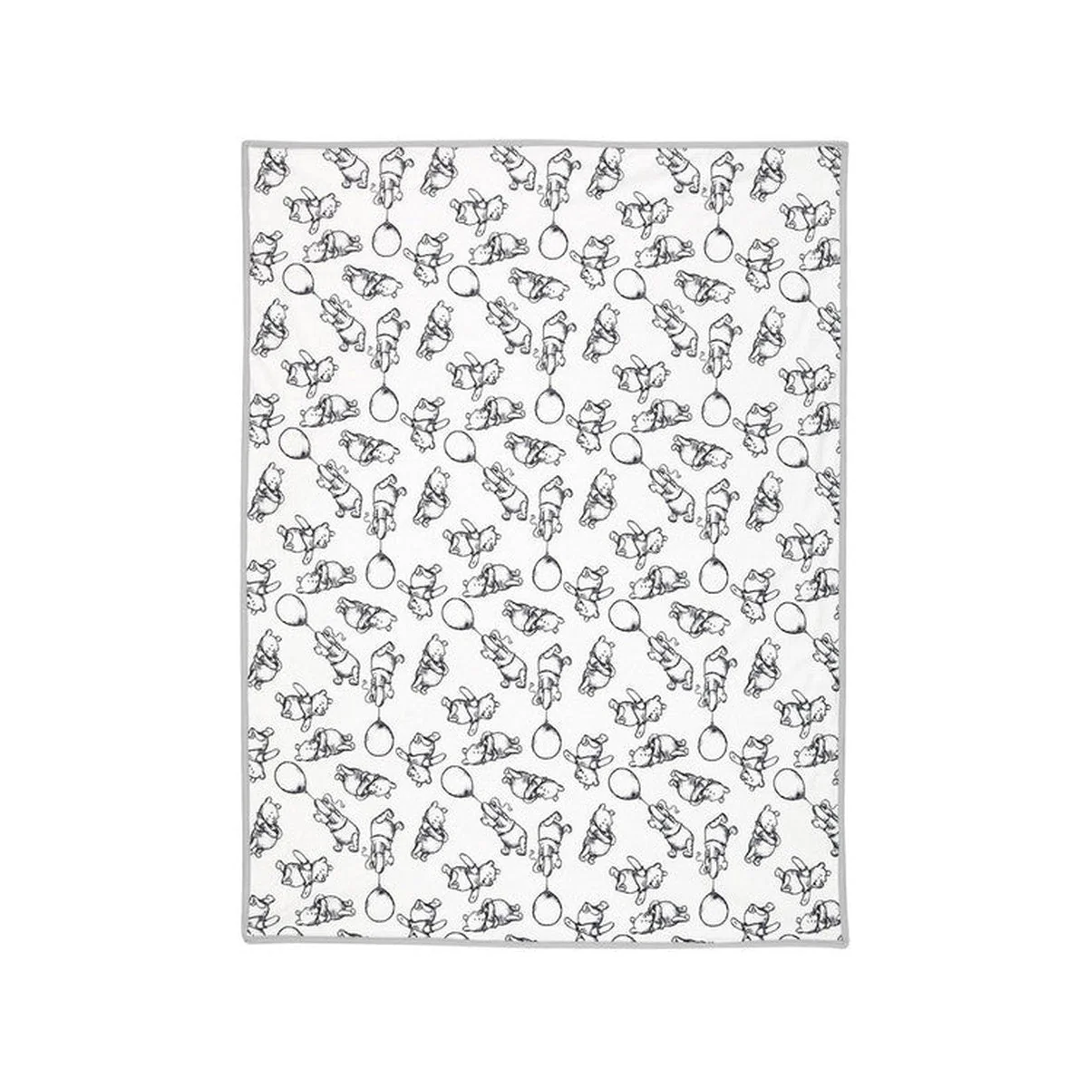 Lambs & Ivy Pooh Minky/Jersey Blanket - Image 2
