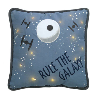 Lambs & Ivy Star Wars Millennium Falcon Light up Pillow- Galaxy - Image 2