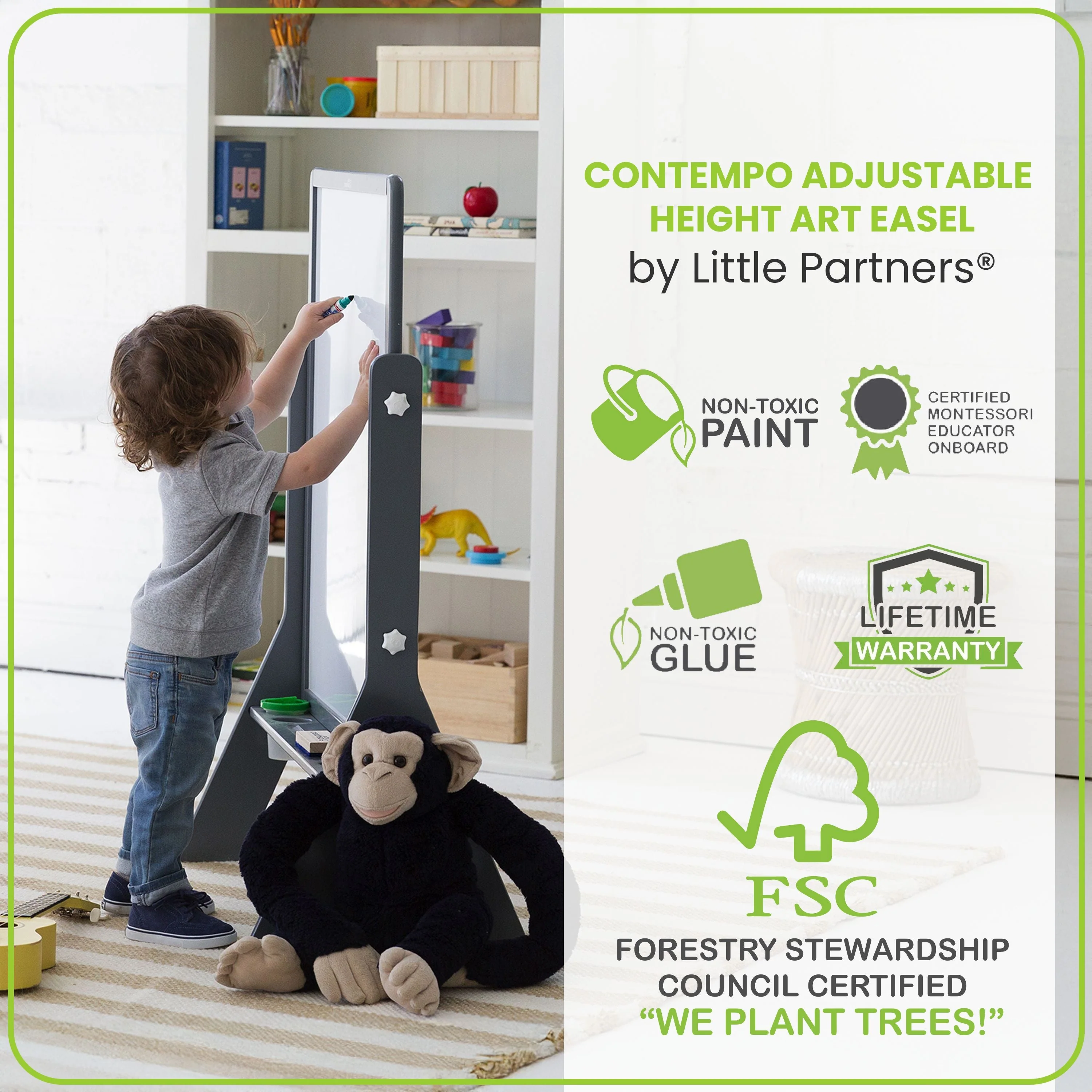 Little Partners Contempo Art Easel - Image 23