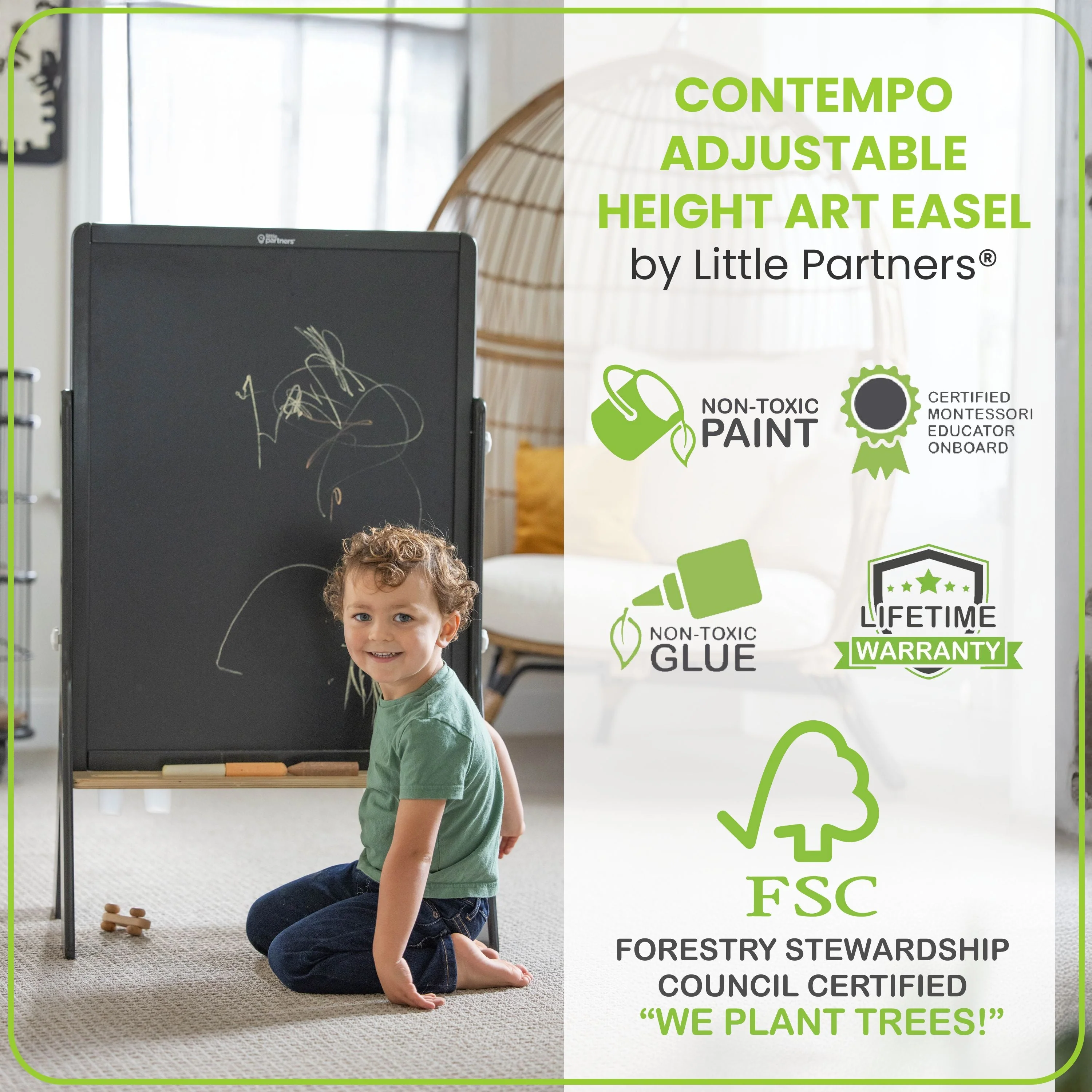 Little Partners Contempo Art Easel - Image 30