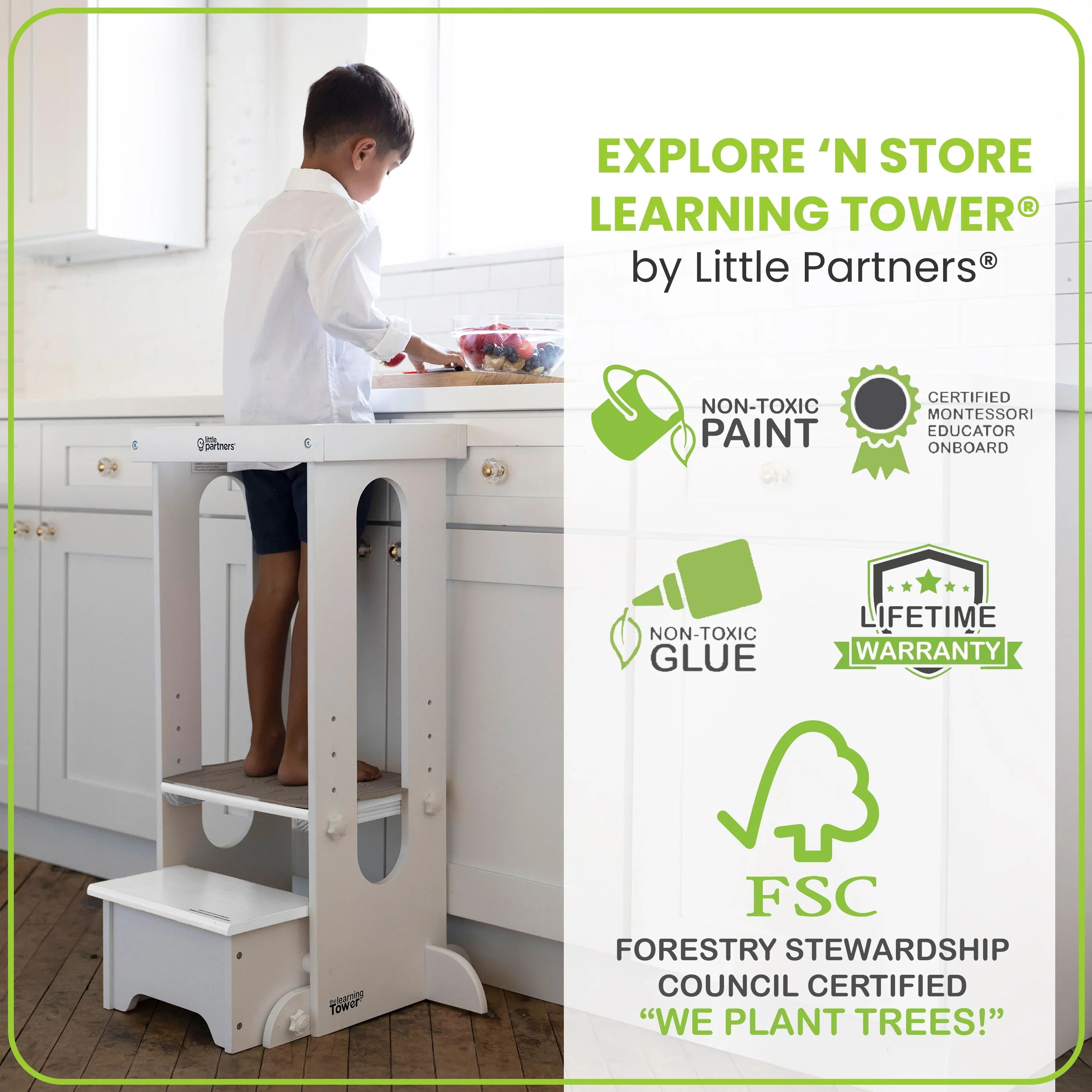 Little Partners Explore 'N Store Learning Tower® Toddler Tower - Image 17