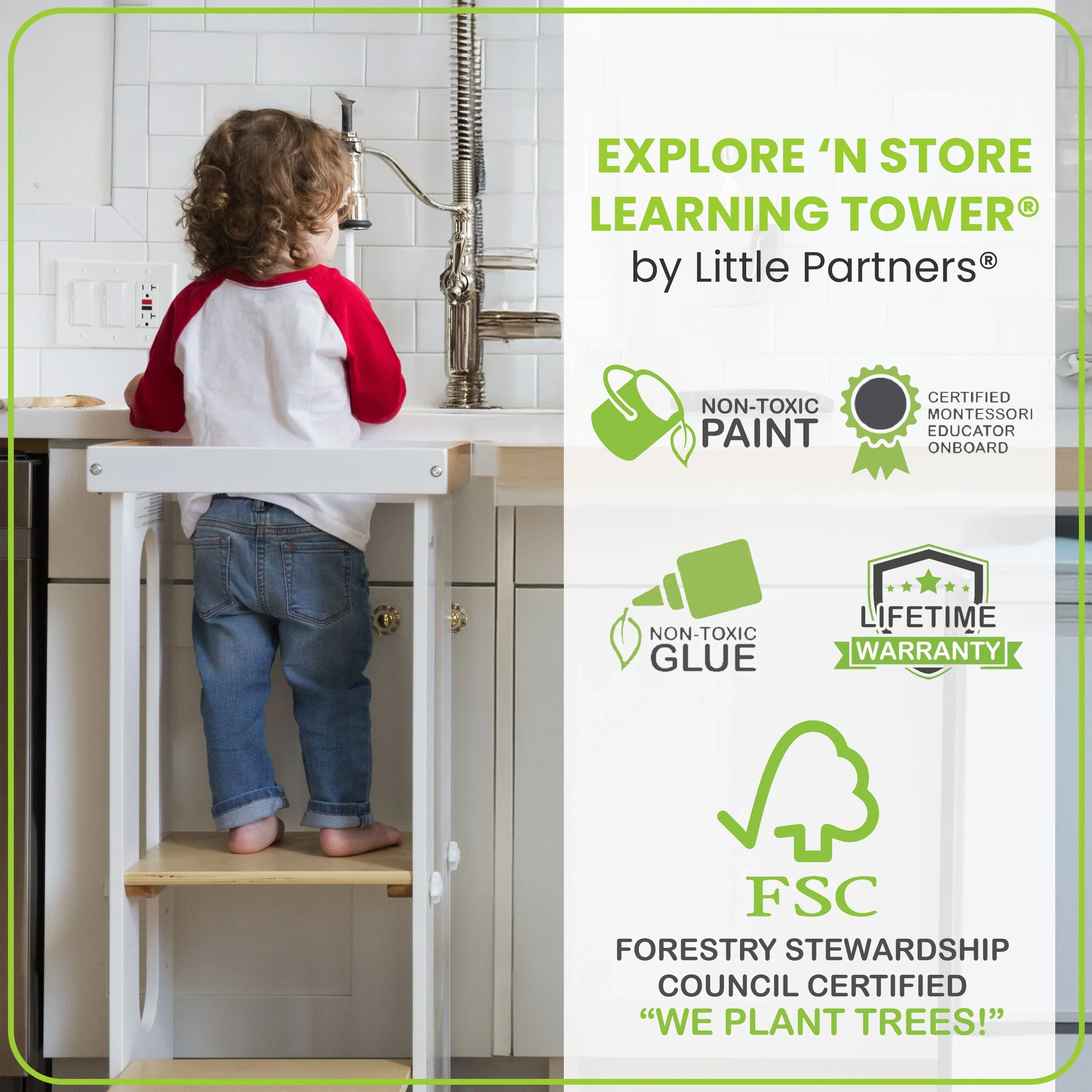 Little Partners Explore 'N Store Learning Tower® Toddler Tower - Image 37