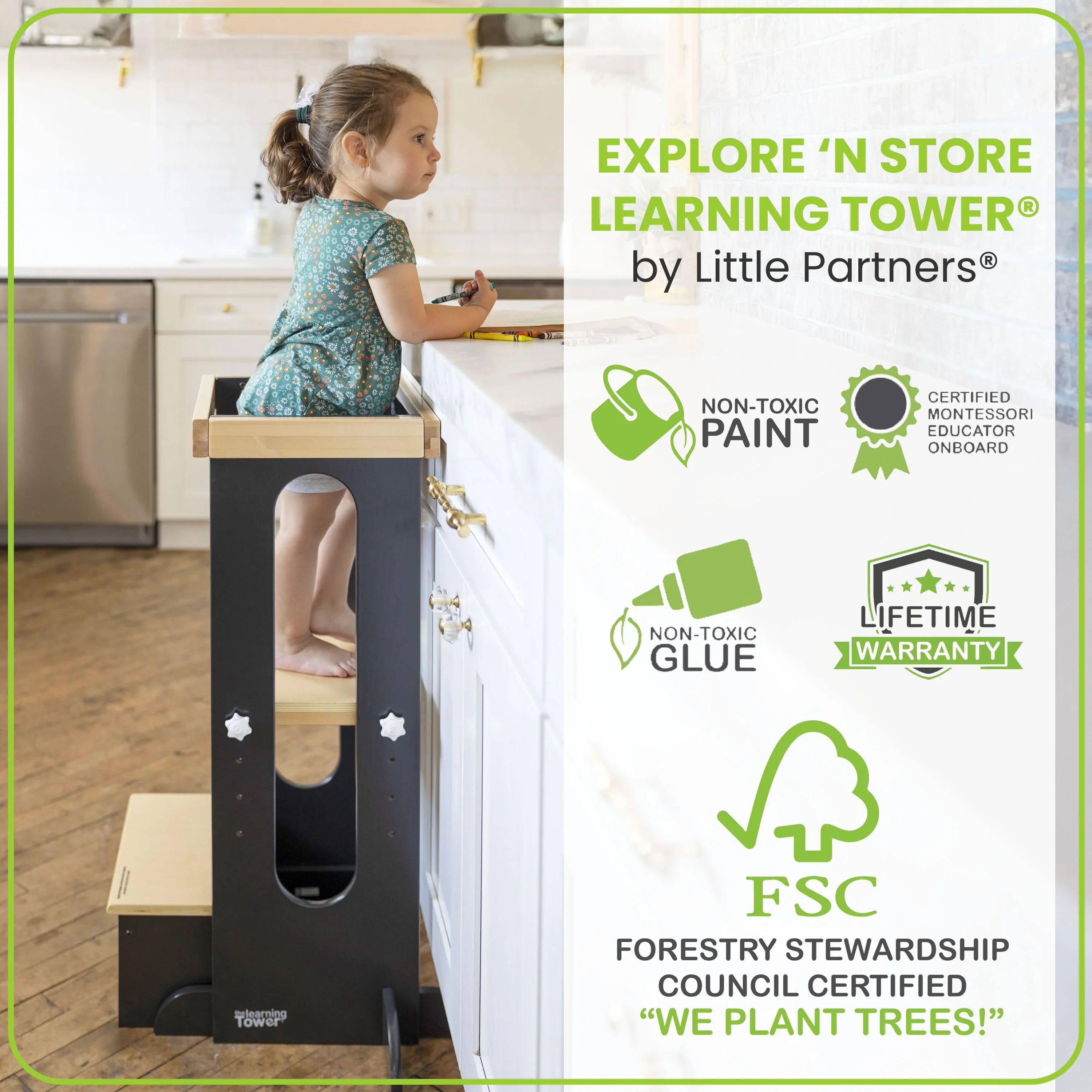 Little Partners Explore 'N Store Learning Tower® Toddler Tower - Image 48