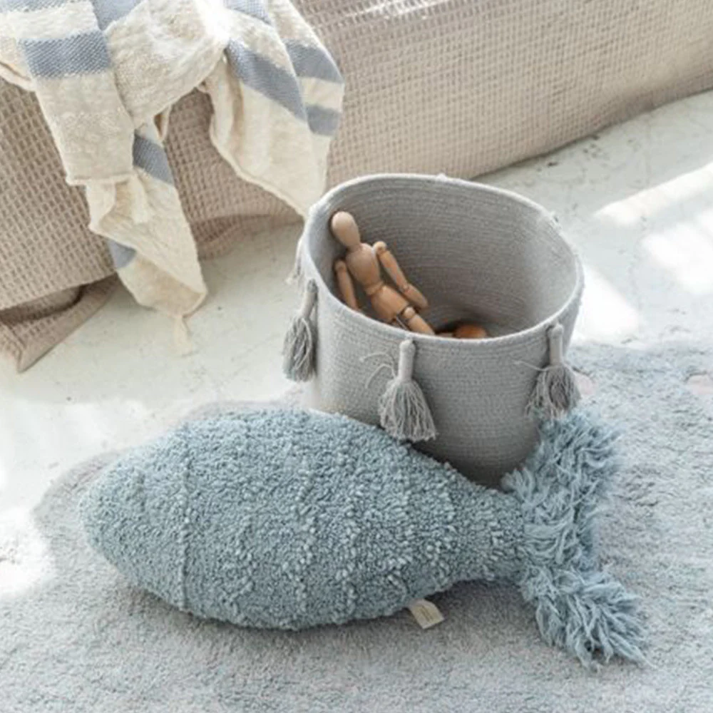 Lorena Canals Basket Woody Pearl Blue - Image 4