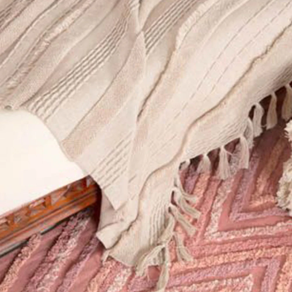 Lorena Canals Knitted Blanket Air Dune White - Image 3