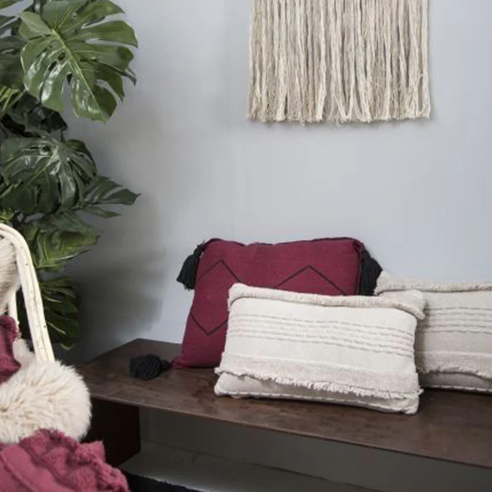 Lorena Canals Knitted Cushion Air Dune White - Image 4
