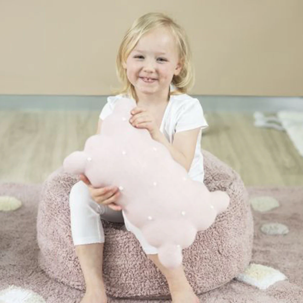 Lorena Canals Knitted Cushion Biscuit Pink - Image 3