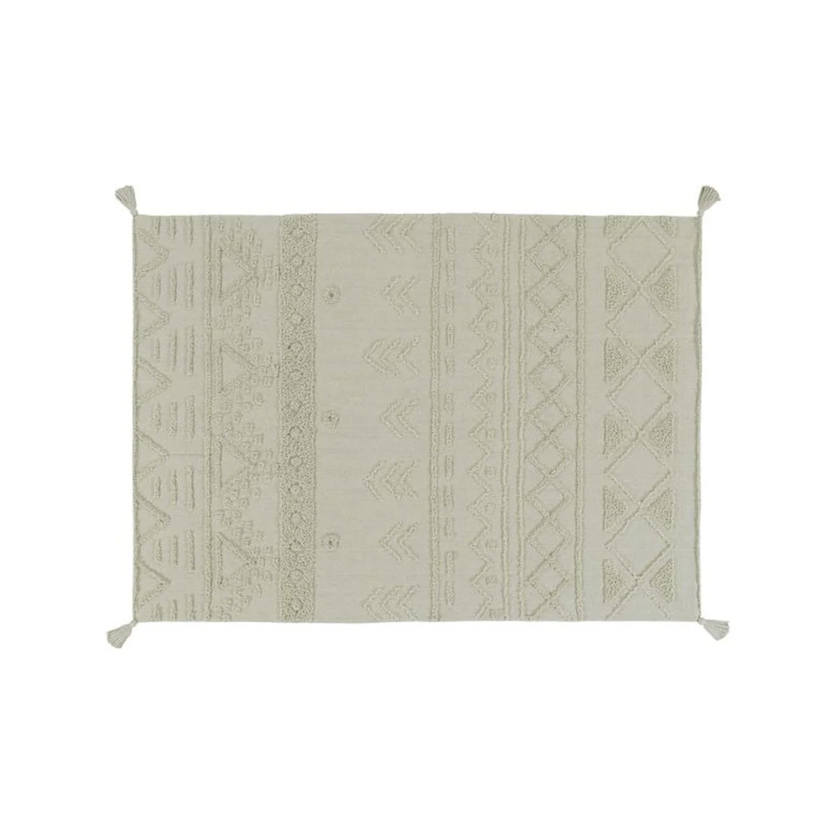 Lorena Canals Large Washable Rug Tribu Olive - Image 6