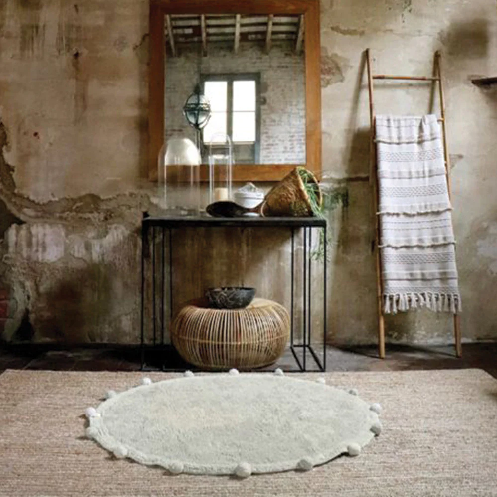Lorena Canals Washable Rug Bubbly Olive - Natural - Image 3