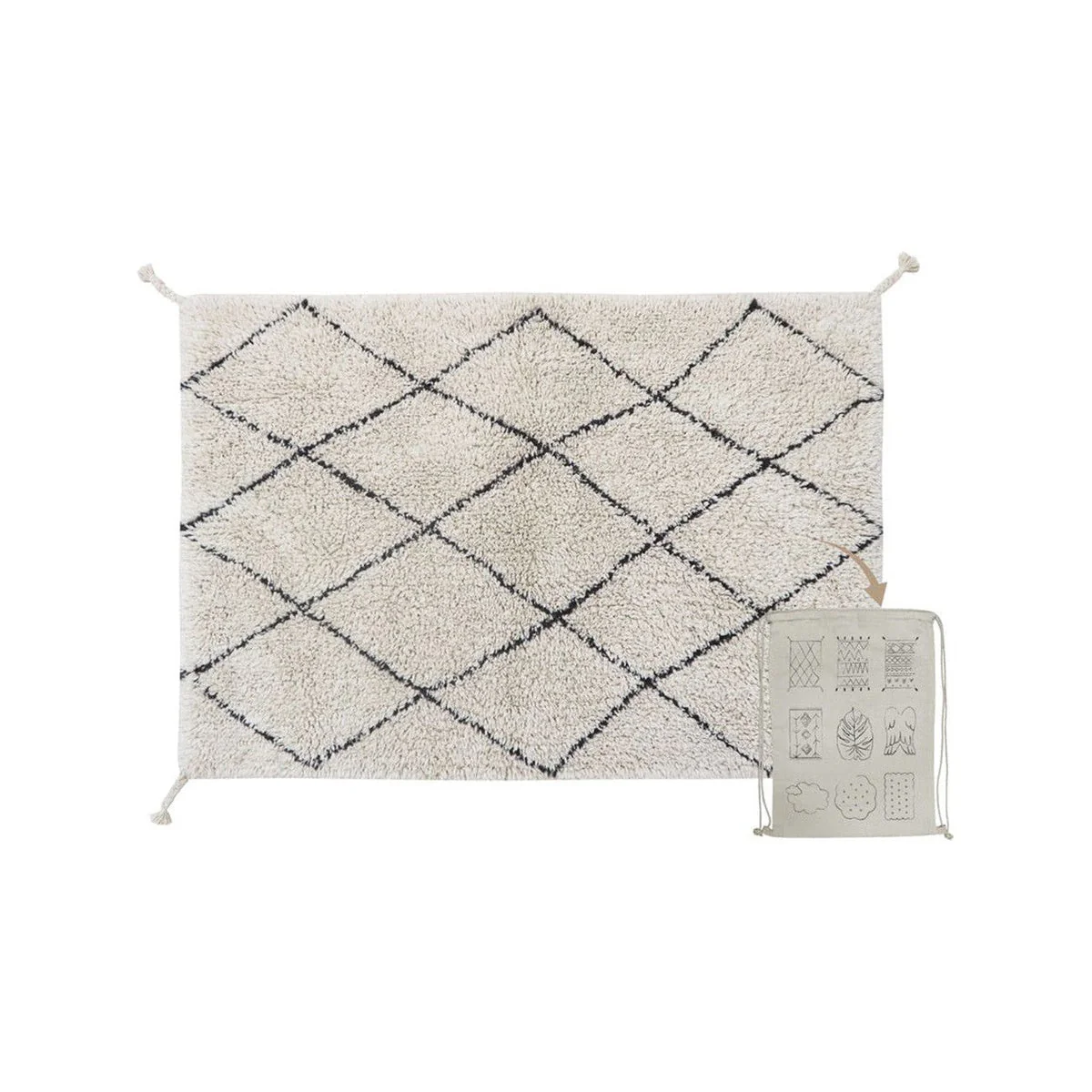 Lorena Canals Washable Rug Mini Bereber - Image 6