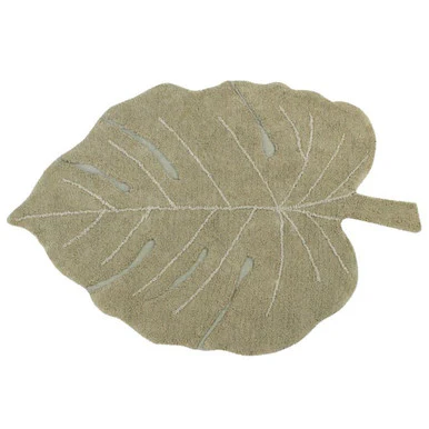 Lorena Canals Washable Rug Monstera Olive - Image 2