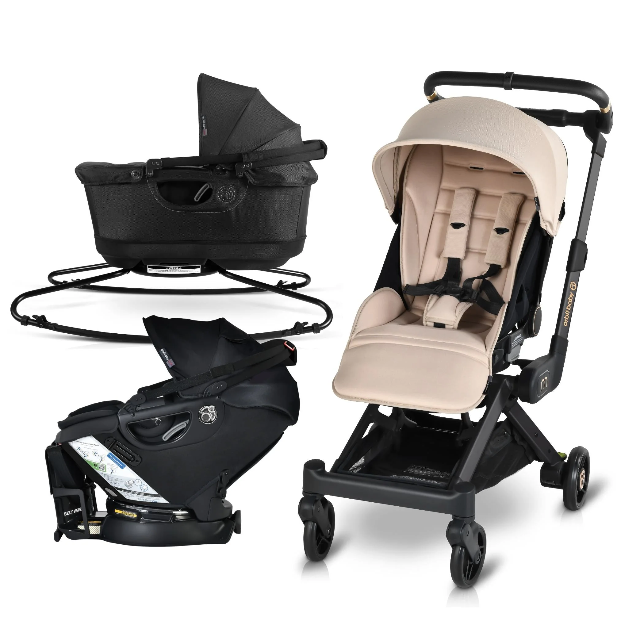 Orbit Baby M+ Stroll, Lounge, & Ride Travel System - Image 151
