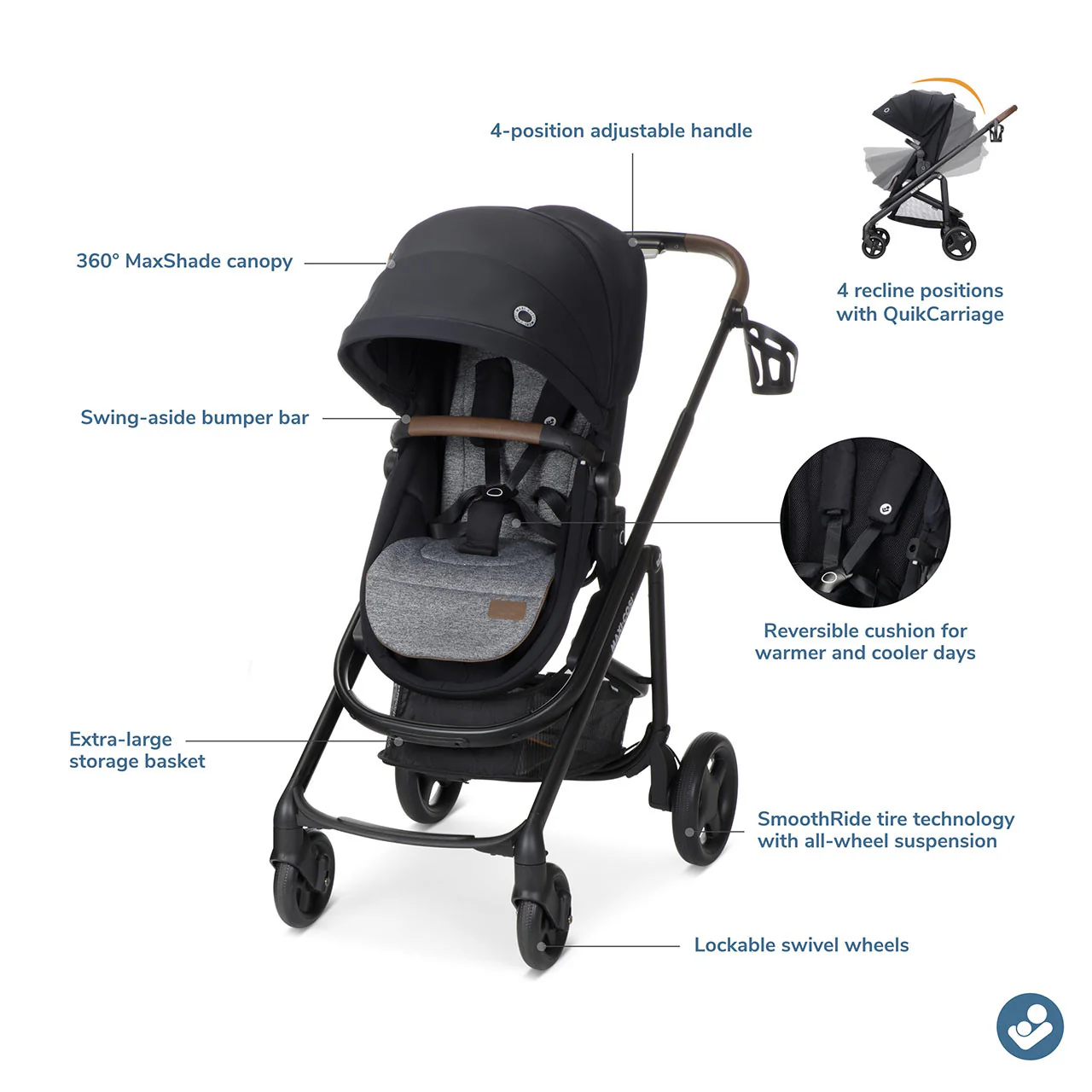 Maxi Cosi Tayla Max Stroller - Image 20