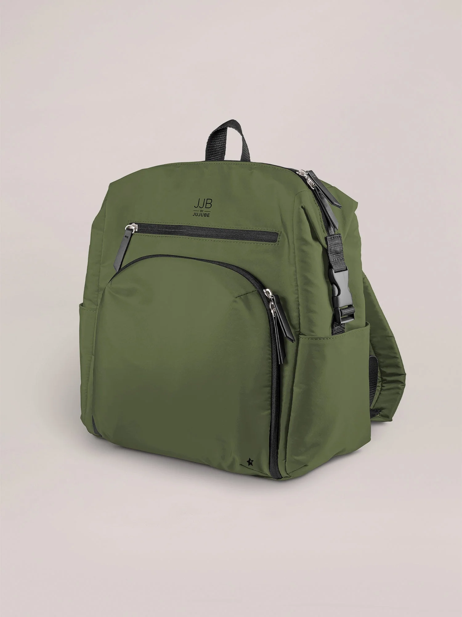 JuJuBe Modern Backpack Diaper Bag - Olive - Image 3