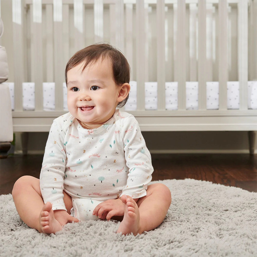 Moonlight Little Dreamer All Foam Crib Mattress - Dual Firmness w/White ribbon - Image 4