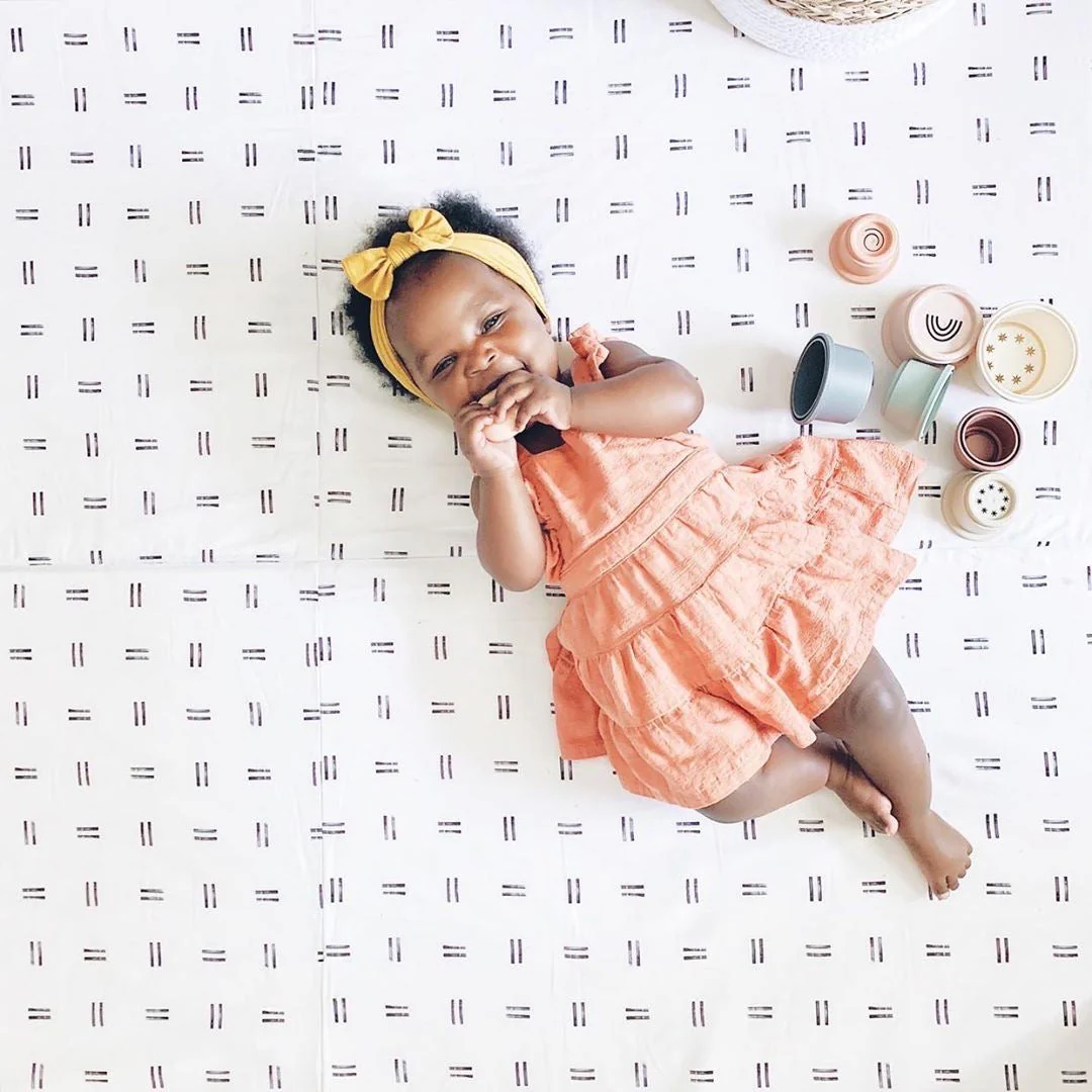 Toki Kids Mudcloth Organic Cotton Mat - Image 4