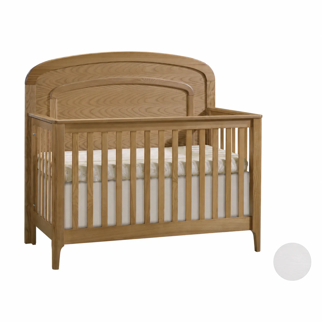 Natart Palo ''5-in-1'' Convertible Crib with Arched Molding (w/out rails) - Image 6