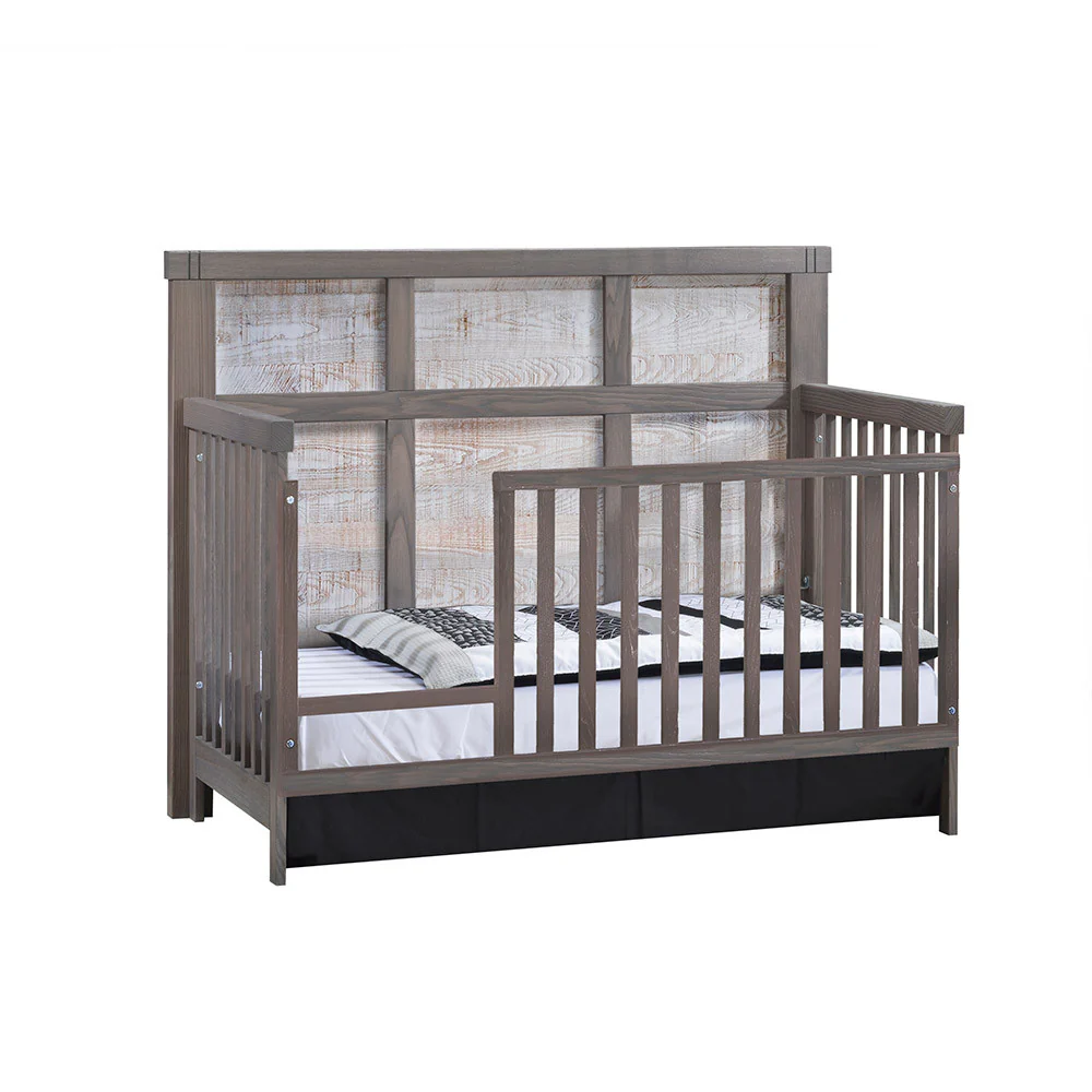 Natart Rustico Moderno Collection 4 in 1 Convertible Crib - Image 3