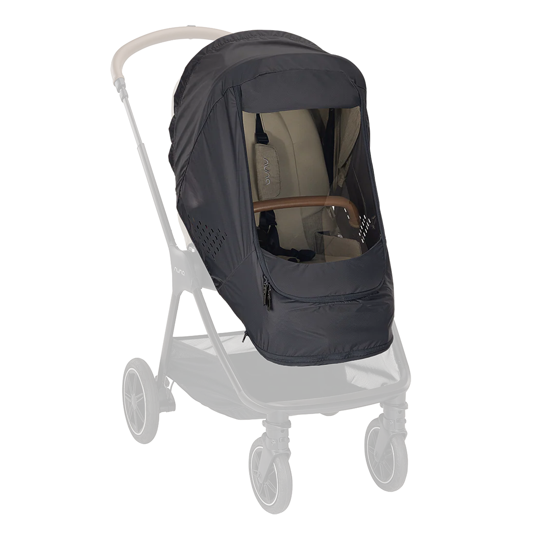 Nuna Stroller Wind Cover in Indigo - Image 3