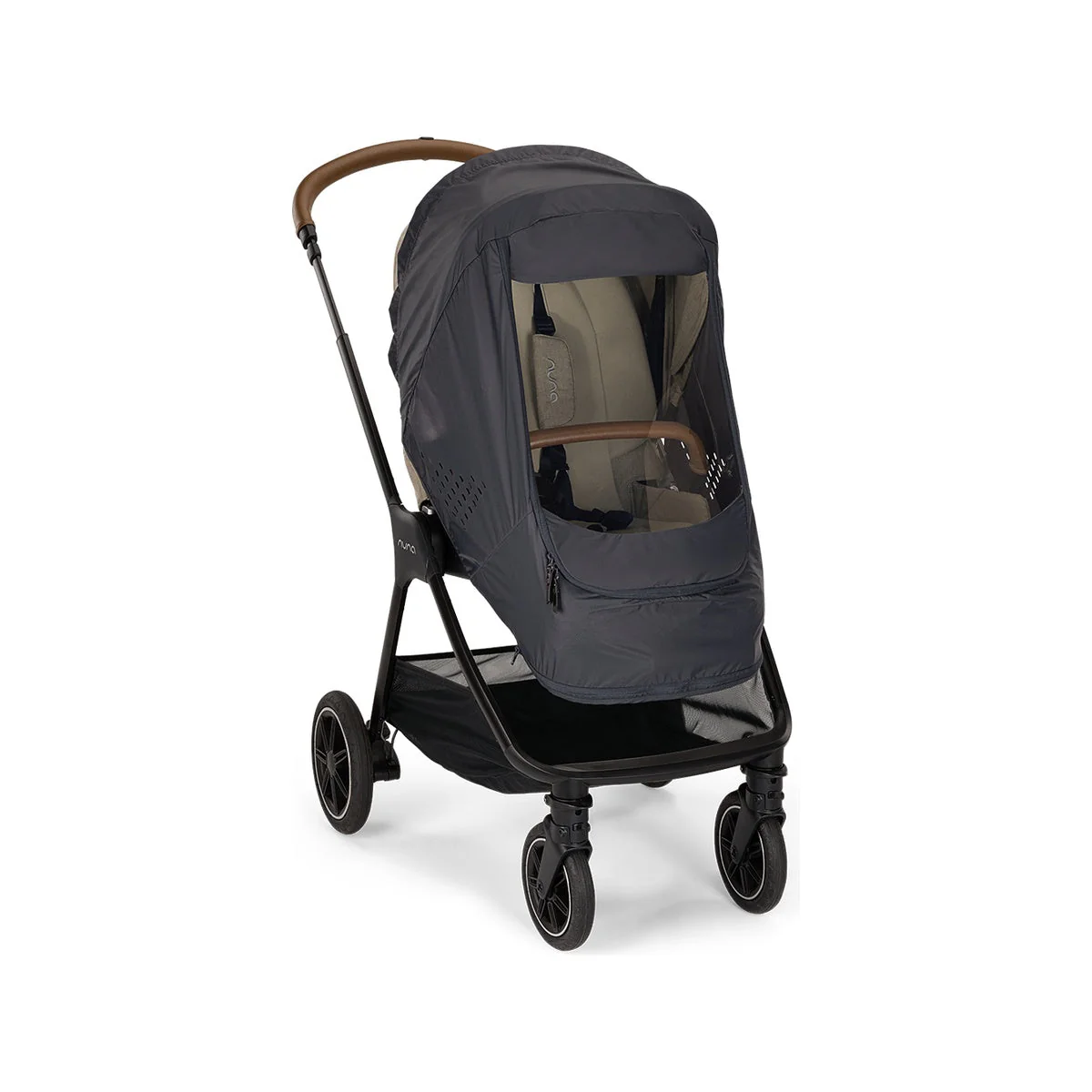 Nuna Stroller Wind Cover in Indigo - Image 4